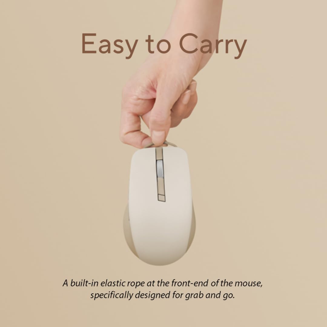 Easy to Carry

A built-in elastic rope at the front-end of the mouse, specifically designed for grab and go.