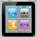 Front Standard. iPod® - Refurbished 6th-Generation nano 8GB* MP3 Player<!-- Apple --> - Silver.