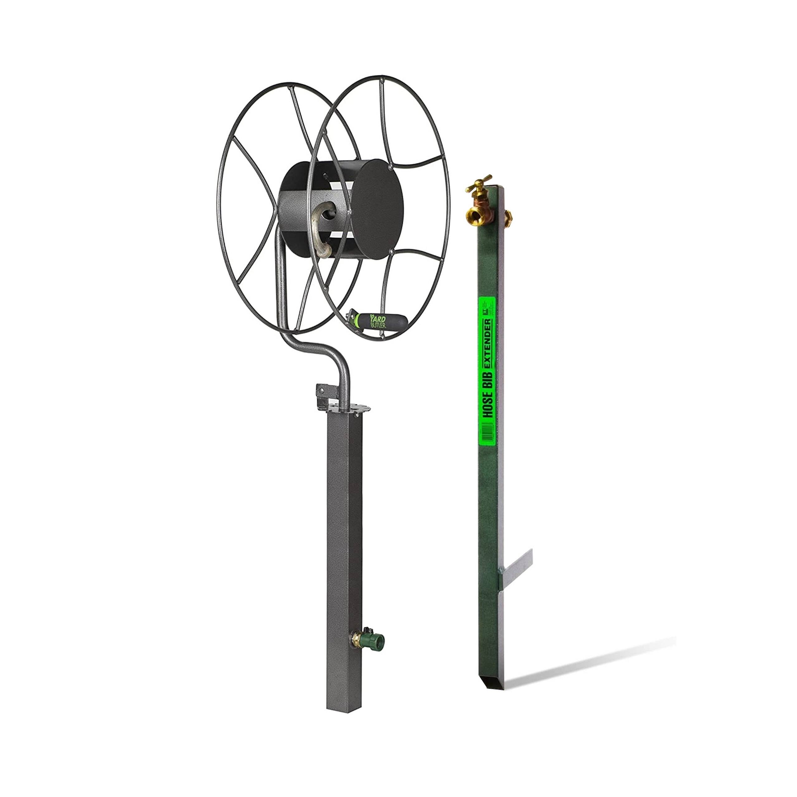 Yard Butler - Free-Standing Swivel Hose Reel - 360 Degree Rotation, Holds 200 ft of 5/8" Garden Hose, Rust Resistant ISR-360