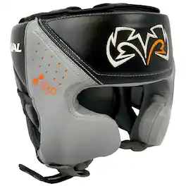 RIVAL - Boxing RHG10 Intelli-Shock Headgear - Small - Black/Gray