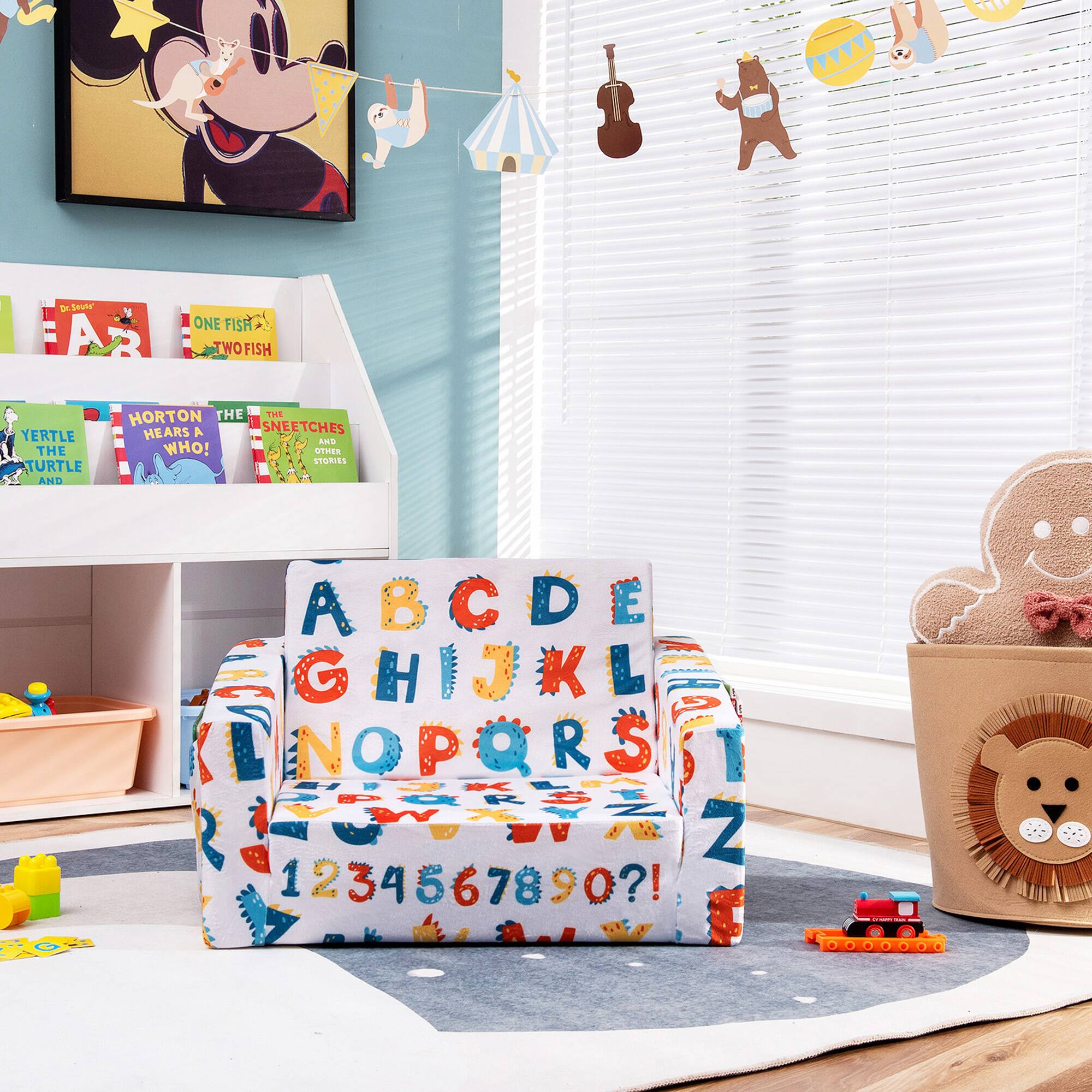 Sure, here is the corrected and grouped text from the image:

- Dr. Seuss
  - ONE FISH TWO FISH
  - YERTLE THE TURTLE AND
  - HORTON HEARS A WHO!
  - THE SNETCHES AND OTHER STORIES

- ABCDEFGHIJKLMNOPQRSTUVWXYZ
- 1234567890?!