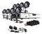 Zmodo - 8-Channel, 8-Camera Indoor/Outdoor Security System - Black-Front_Standard