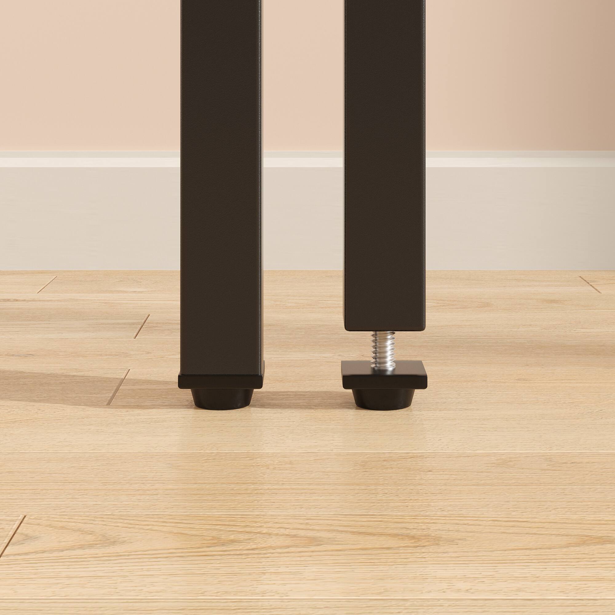 Alt View 4. Bestier - 60" Kitchen Baker's Rack with LED Lights - 6-Tier Microwave Stand with Storage Drawer & 8 Hooks for Kitchen Pantry - Rustic Brown.