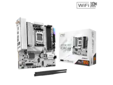 ASRock B850M PRO RS WiFi WHITE
PRO SERIES
AMD Ryzen
WIFI 6E
HDMI
850