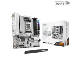 ASRock - B850M Pro RS WiFi White Micro ATX Motherboard