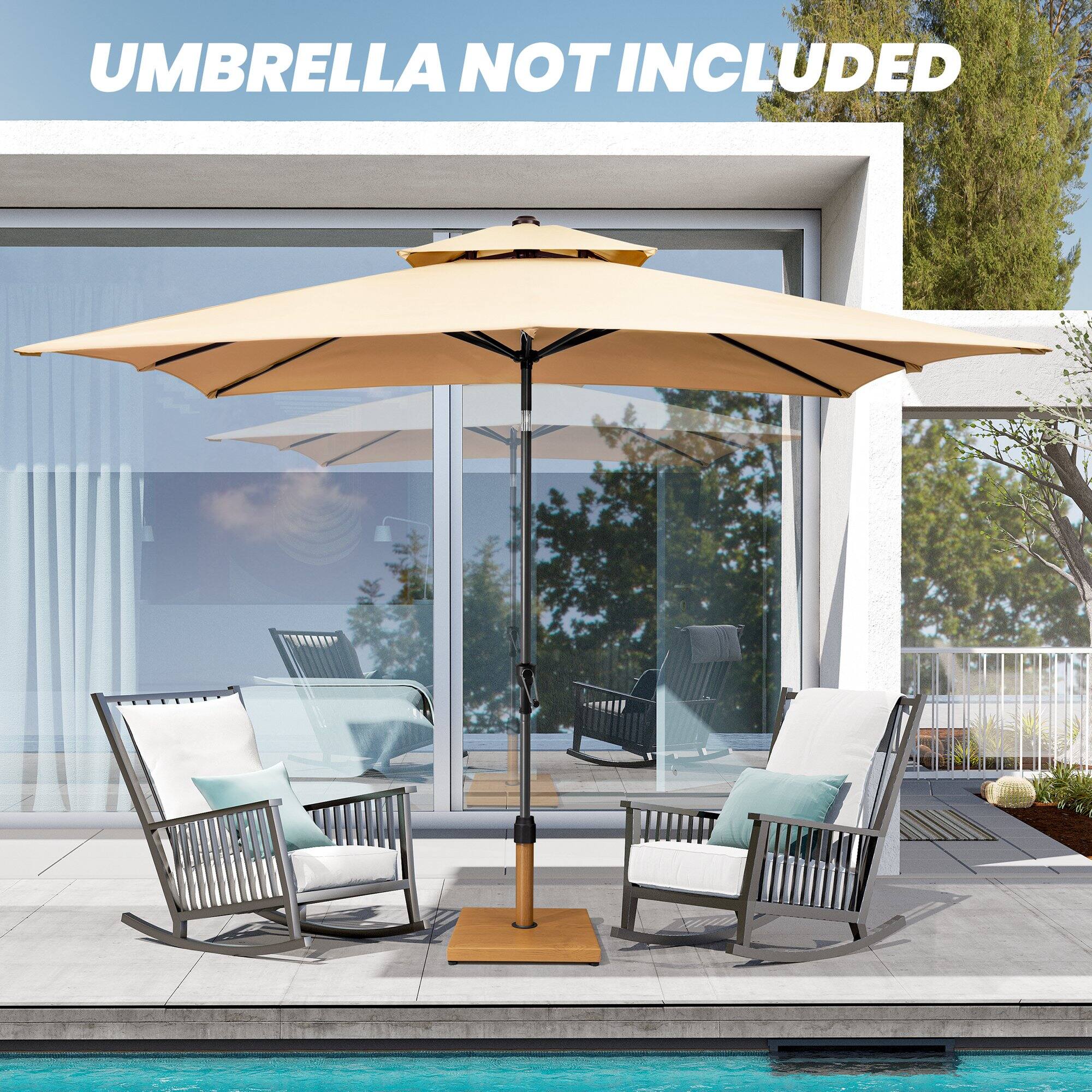 UMBRELLA NOT INCLUDED
