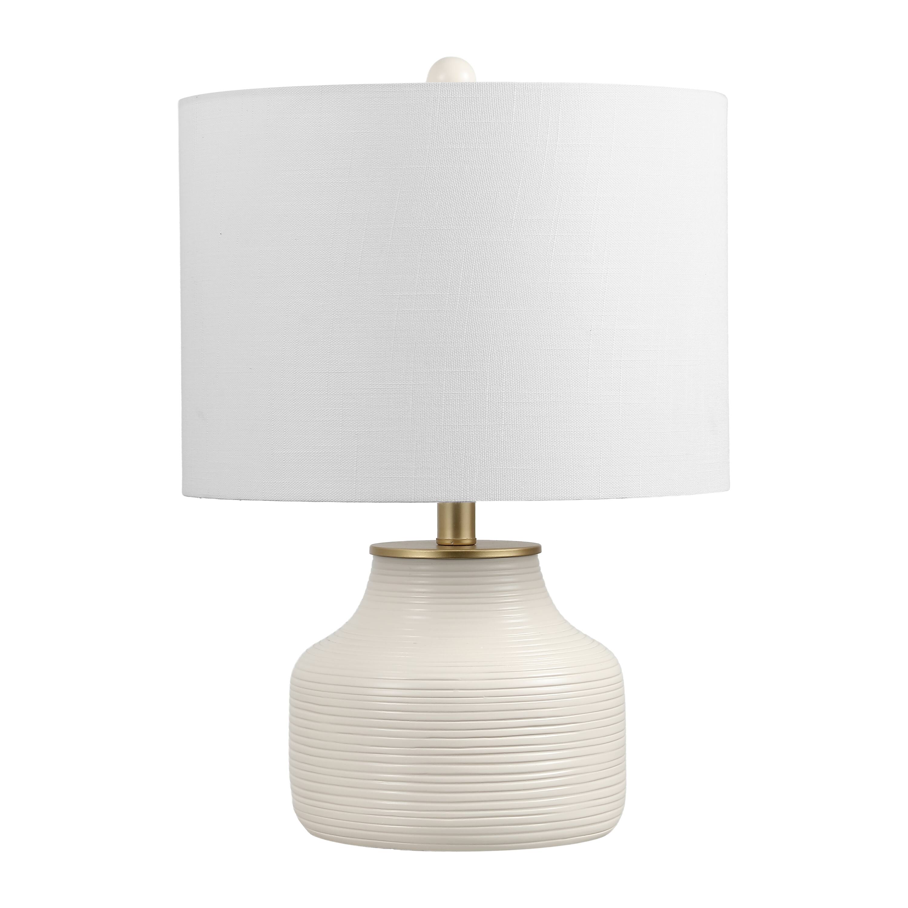 Jonathan Y Malone 20 in. Modern Transitional Ribbed Tapered Ginger Jar ...