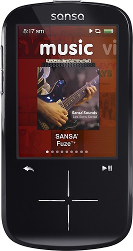 Vulkaan Luiheid Misschien Best Buy: SanDisk Sansa Fuze+ 16GB* MP3 Player Black SDMX20R-016GK-A57B