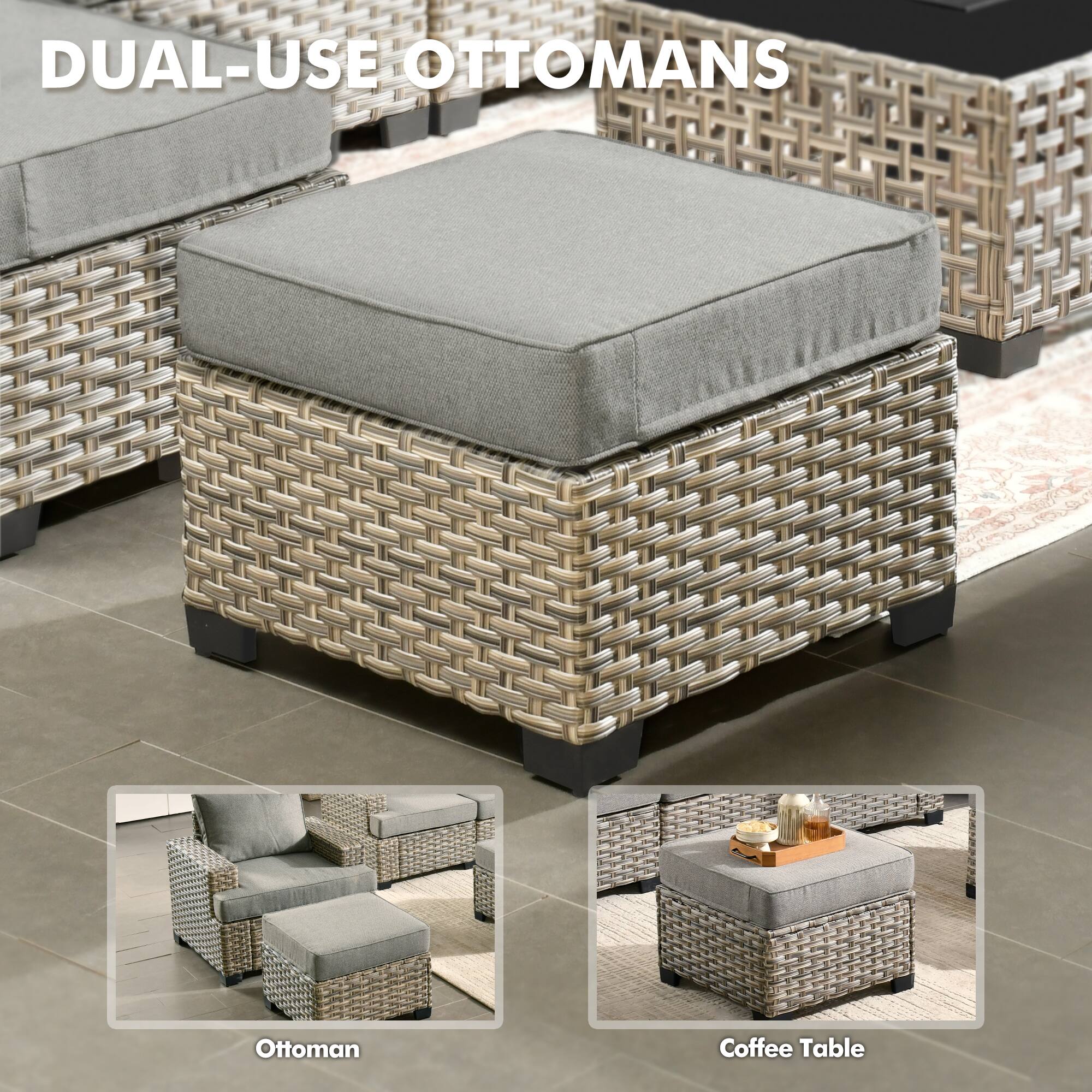 DUAL-USE OTTOMANS

Ottoman

Coffee Table