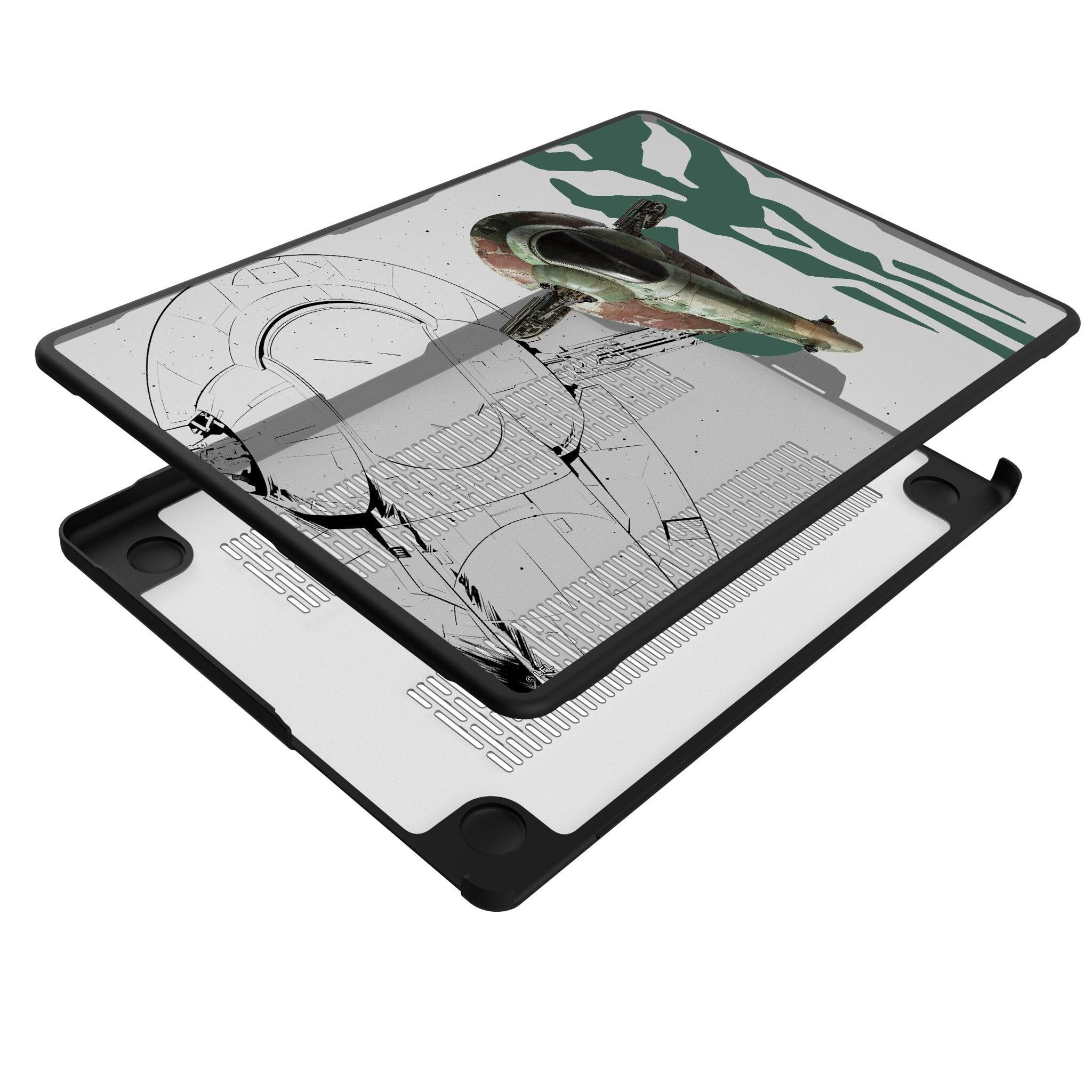 Back. Keyscaper - Star Wars: A New Hope FactionTech Laptop Case - Apple MacBook Pro 14-inch (2021)/(2023) - Slave I.