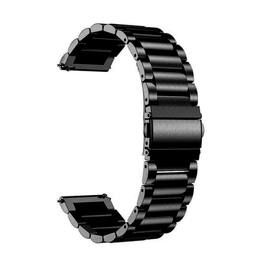 StrapsCo - Classic Evening Bracelet Stainless Steel Watch Band Strap For Samsung Galaxy Watch 7 - Black