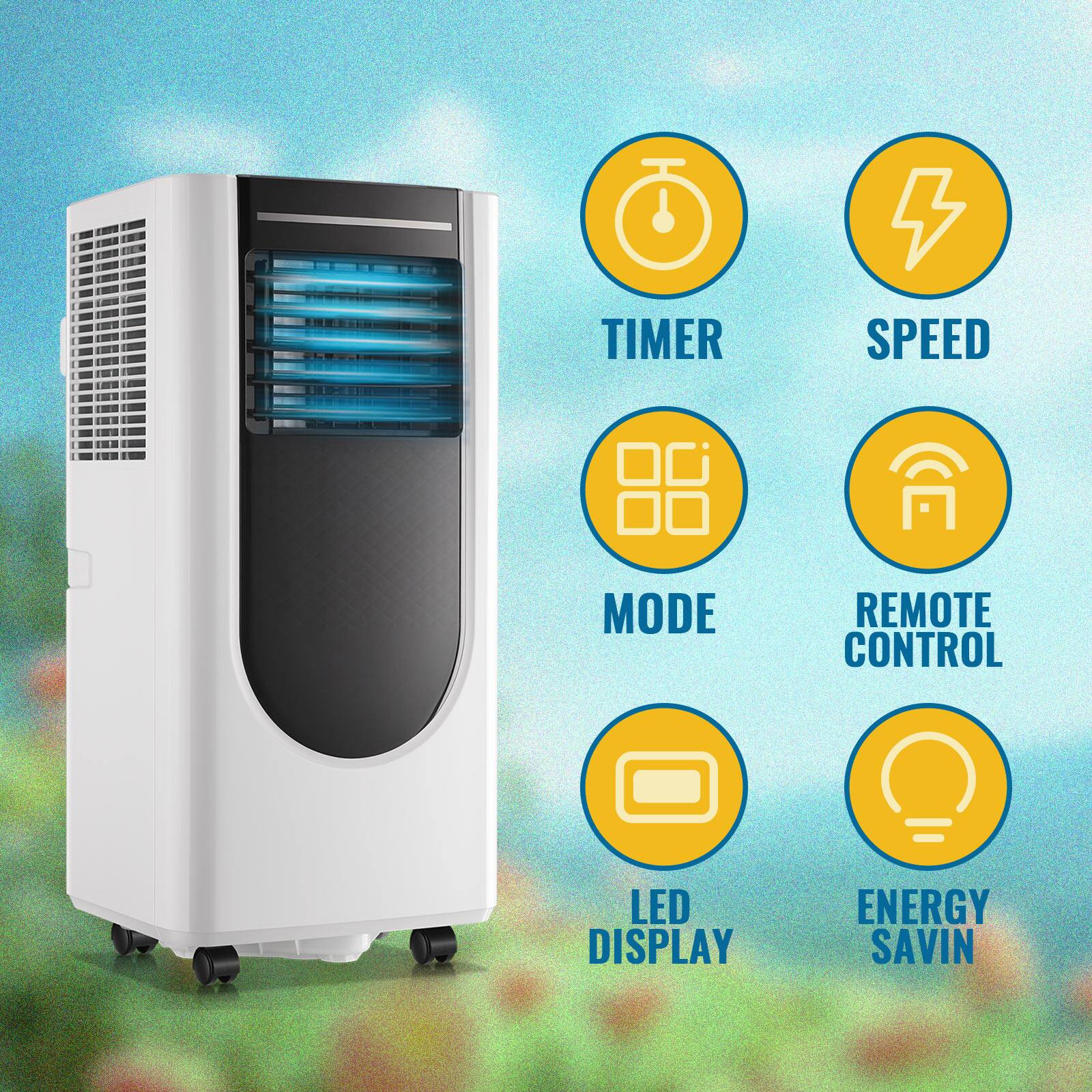 TIMER  
SPEED  
MODE  
REMOTE CONTROL  
LED DISPLAY  
ENERGY SAVING