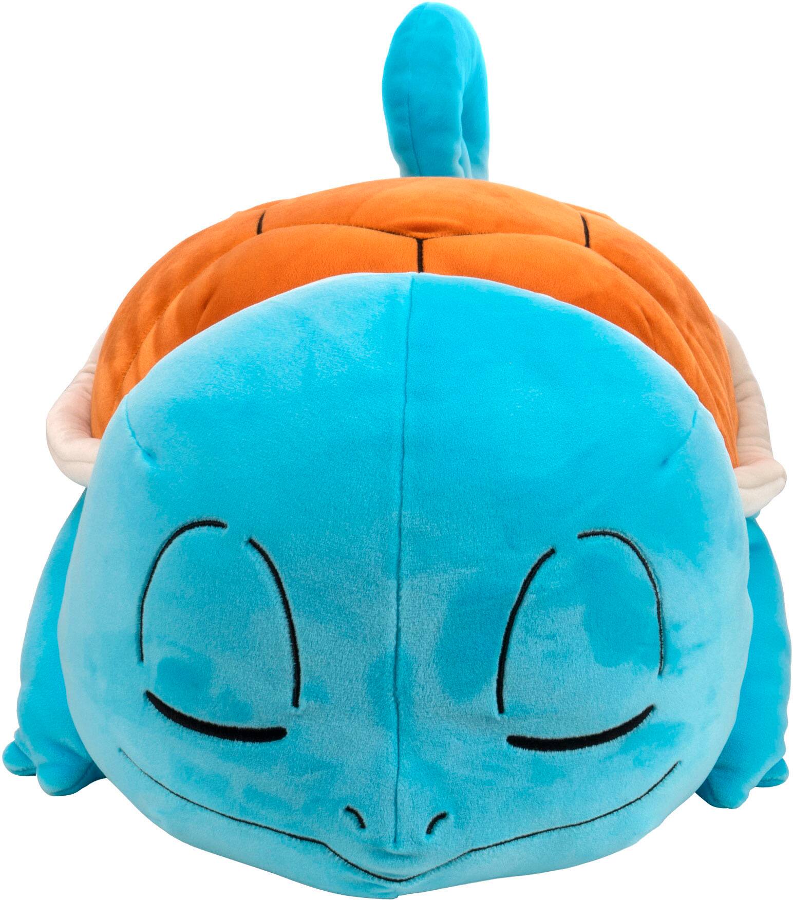 Angle. Jazwares - Pokémon 18" Premium Plush - Sleeping Pose - Squirtle.