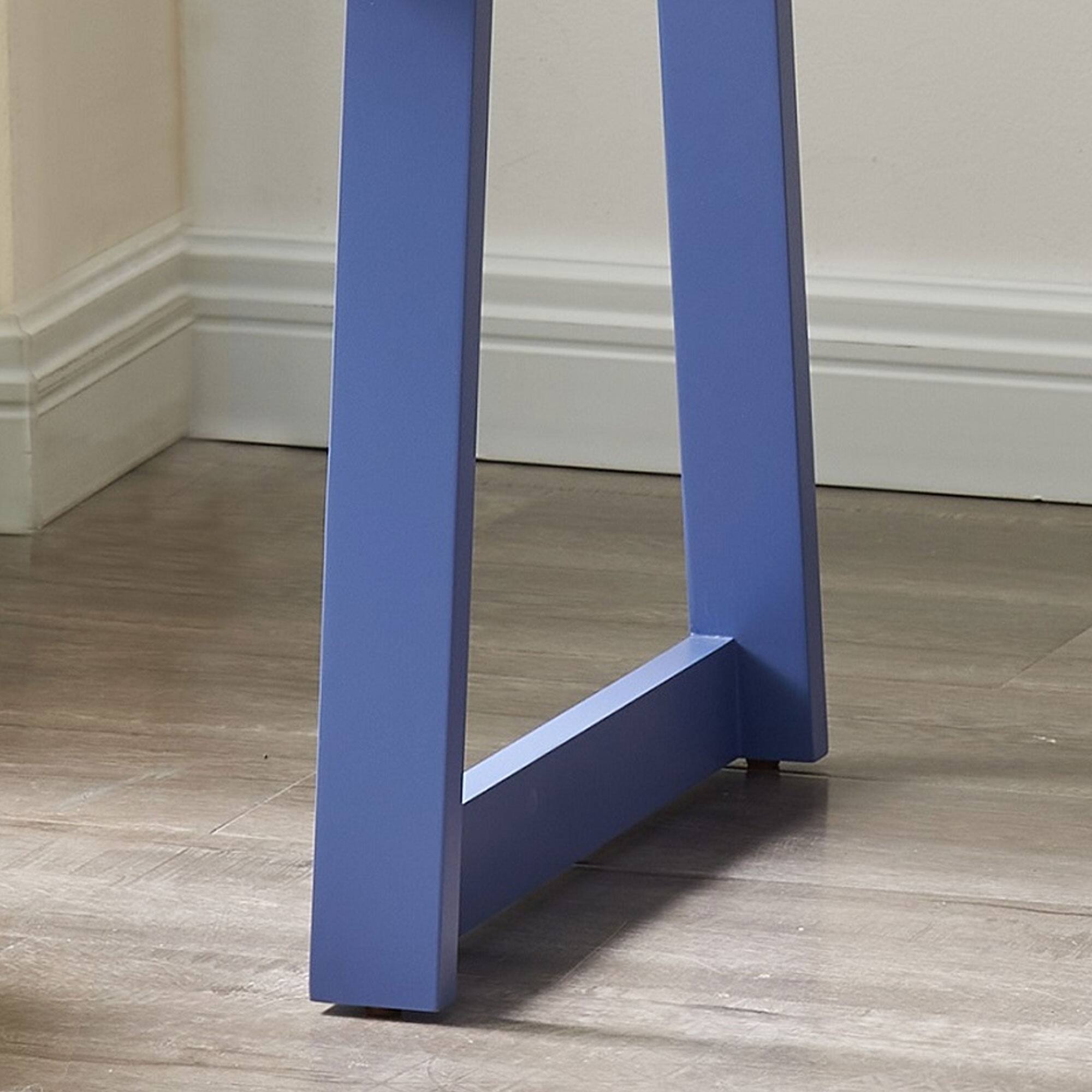 Alt View 1. Kings Brand Furniture - Kings Brand Furniture Charlie Side Table, End Table for Living Room, Nightstand for Bedroom, Couch Side Table - Dark Purple.