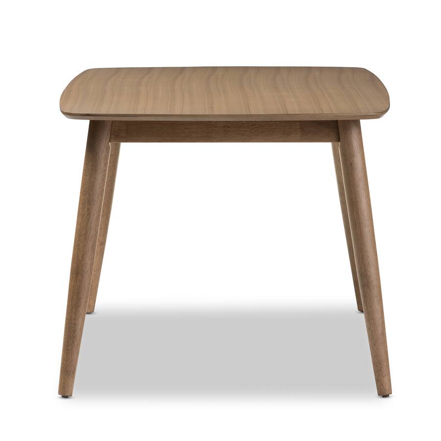 Baxton Studio Edna Mid Century Modern French Finishing Wood Dining ...