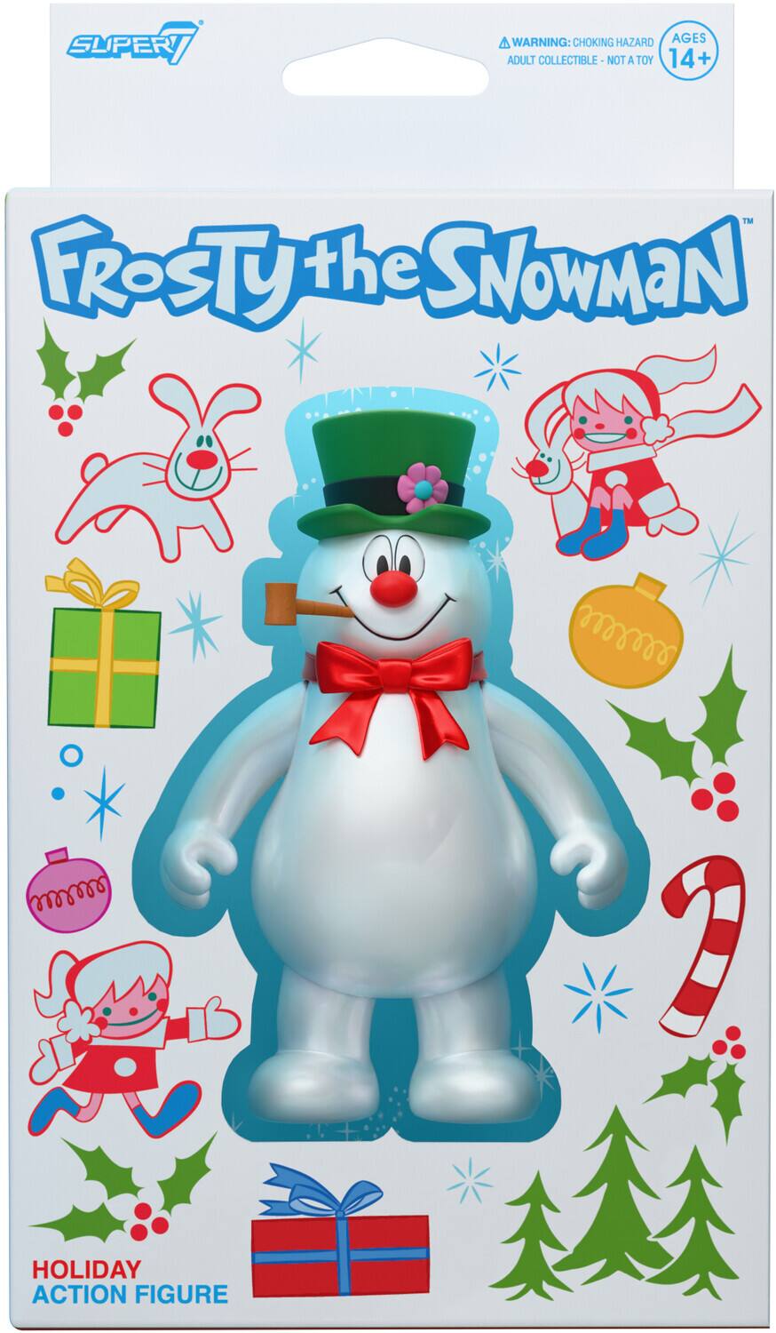 Super7 - Frosty the Snowman - ReAction Figures Wv2 - Frosty (Candy Box Inspired) - COLLECTIBLES - Multicolor