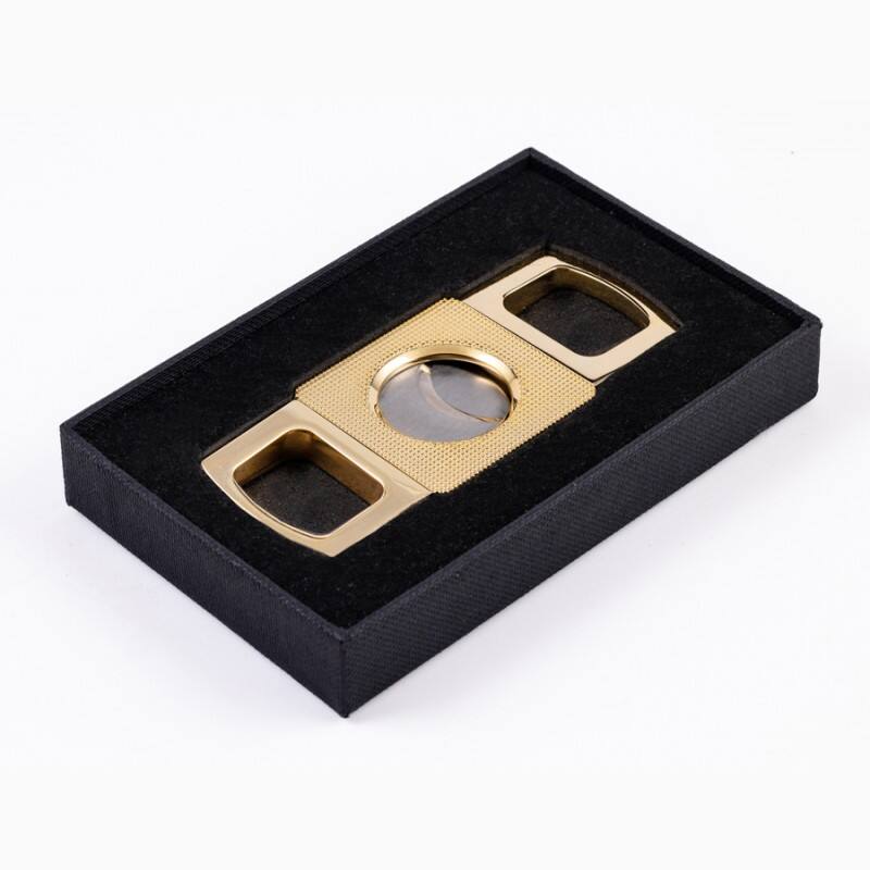 Left. Prestige - Gold Textured High Line Cutter - Gold Finish.