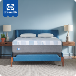 Sealy - Sealy® Dreamlife™ 14” Hybrid Mattress-in-a-Box, Full - White
