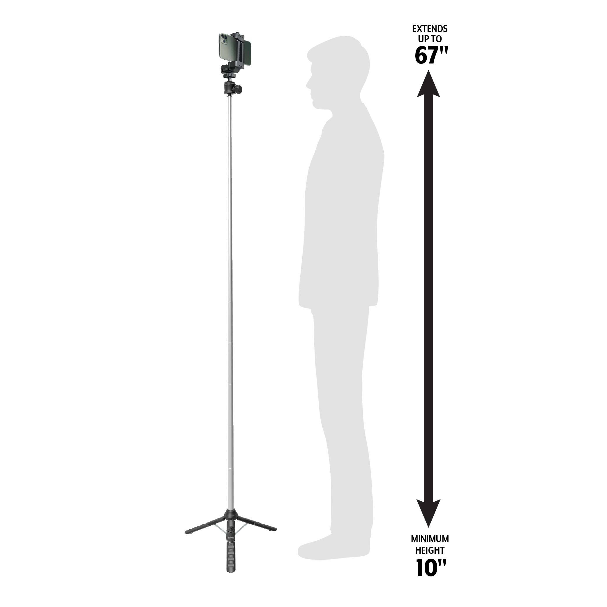 Alt View 13. Bower - Multipod Pro 67-inch Tripod - Black.