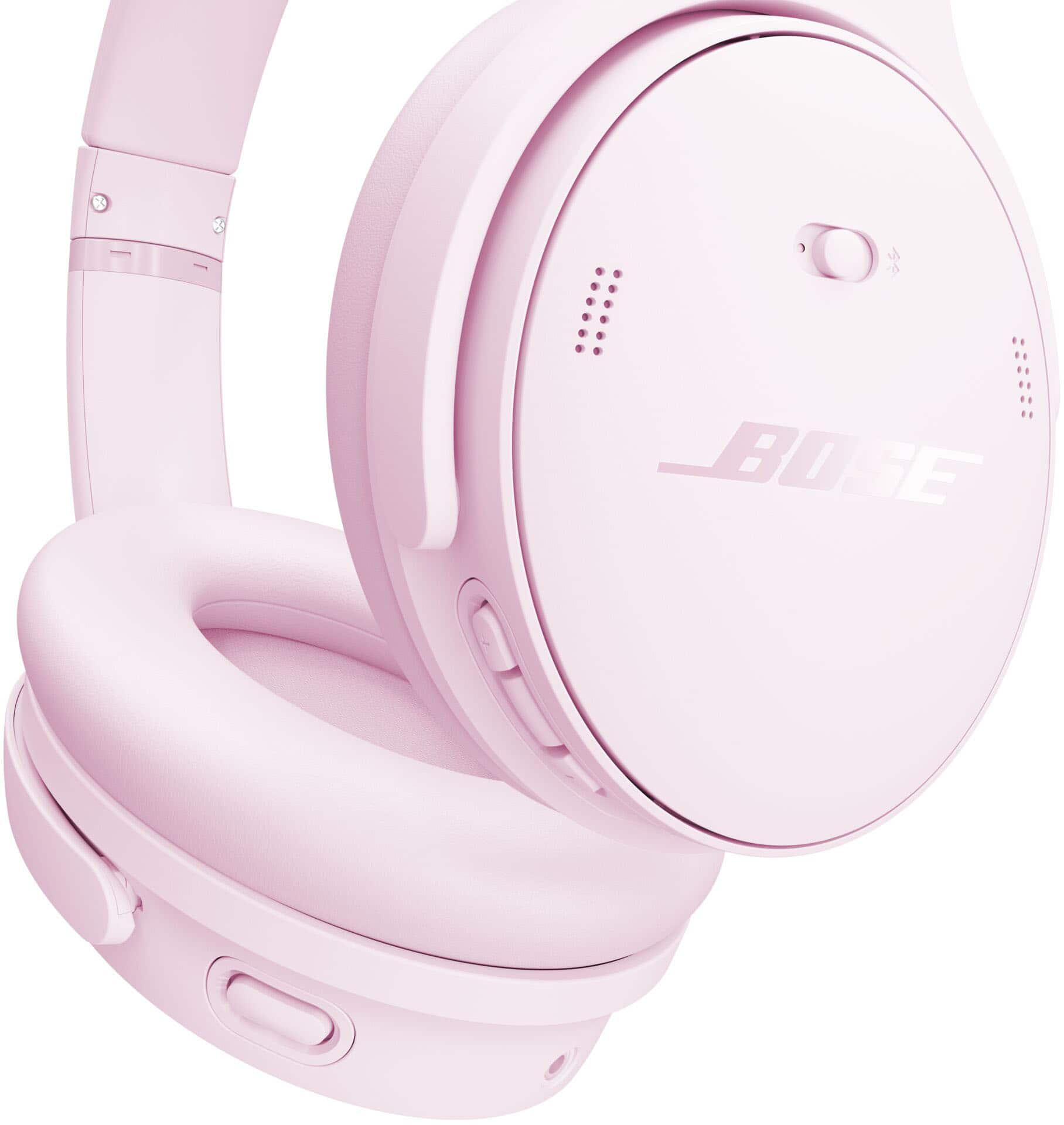 Alt View 2. Bose - QuietComfort Wireless Noise Cancelling Over-the-Ear Bluetooth Headphones - Petal Pink.