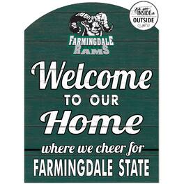 Jardine - SUNY Farmingdale State Rams 16'' x 22'' Indoor/Outdoor Marquee Sign - Green