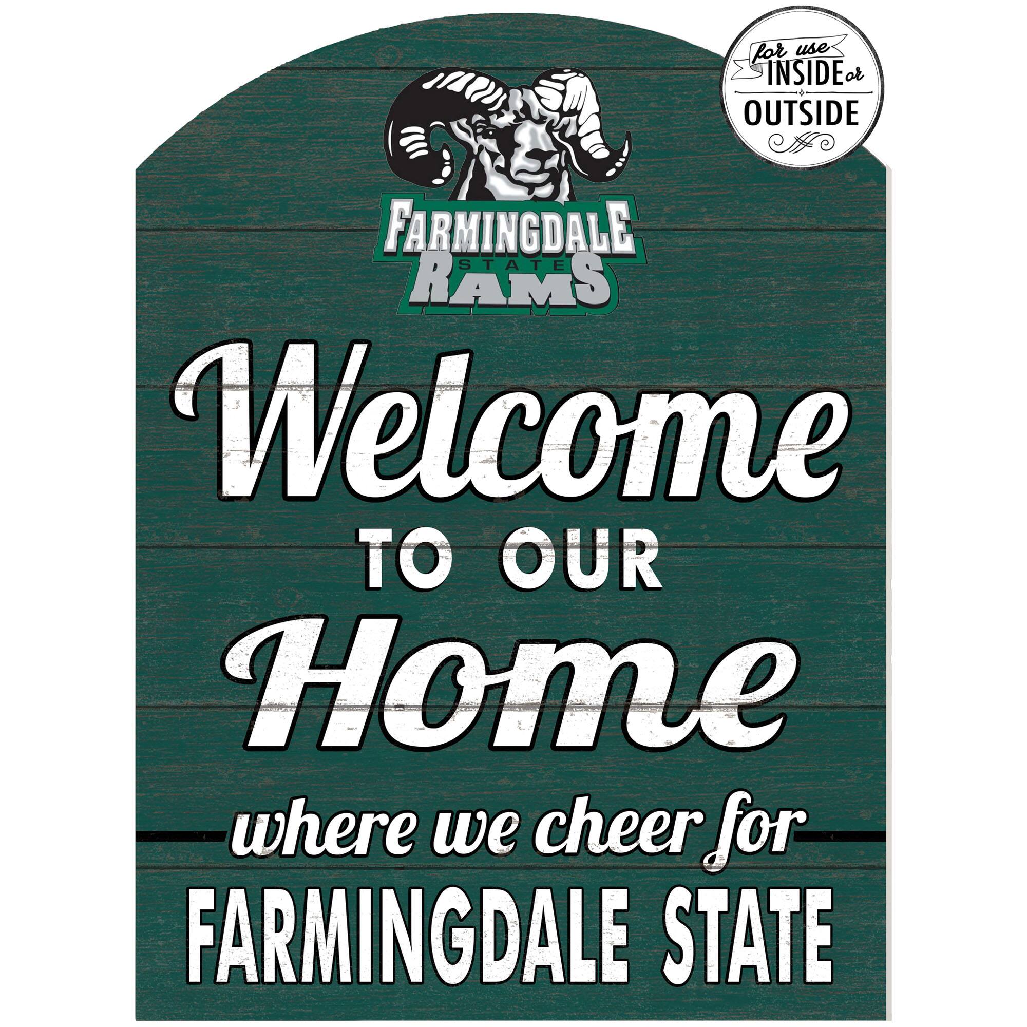 SUNY Farmingdale State Rams 16'' x 22'' Indoor/Outdoor Marquee Sign