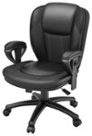 Front Zoom. Z-Line Designs - Leather Office Chair - Black.