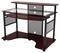 Z-Line Designs - Cyrus Computer Desk - Cherry/Black-Front_Standard