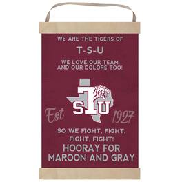 Jardine - Texas Southern Tigers Fight Song Banner Sign - Maroon