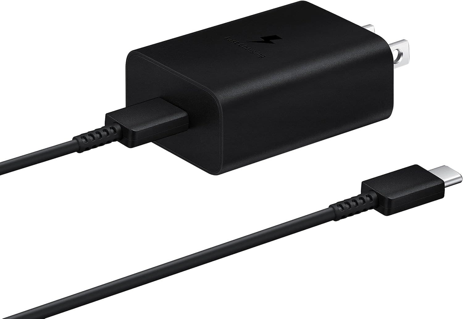 Samsung - Original 15W Super Fast Wall Charger With USB-C Cable - In Retail Box - Black