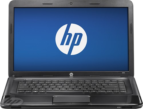  HP - Geek Squad Certified Refurbished 2000 15.6&quot; Laptop - 4GB Memory - 500GB Hard Drive - Black Licorice
