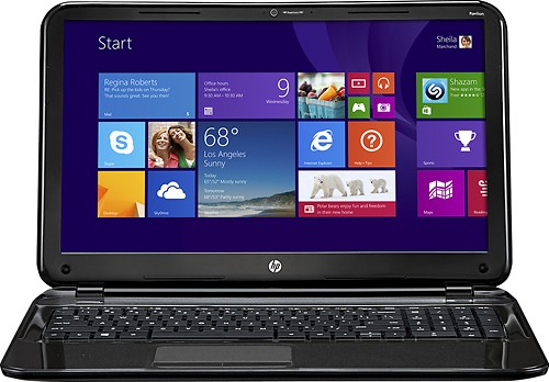  HP - Geek Squad Certified Refurbished Pavilion Sleekbook 15.6&quot; Laptop - 4GB Memory - 500GB Hard Drive - Sparkling Black