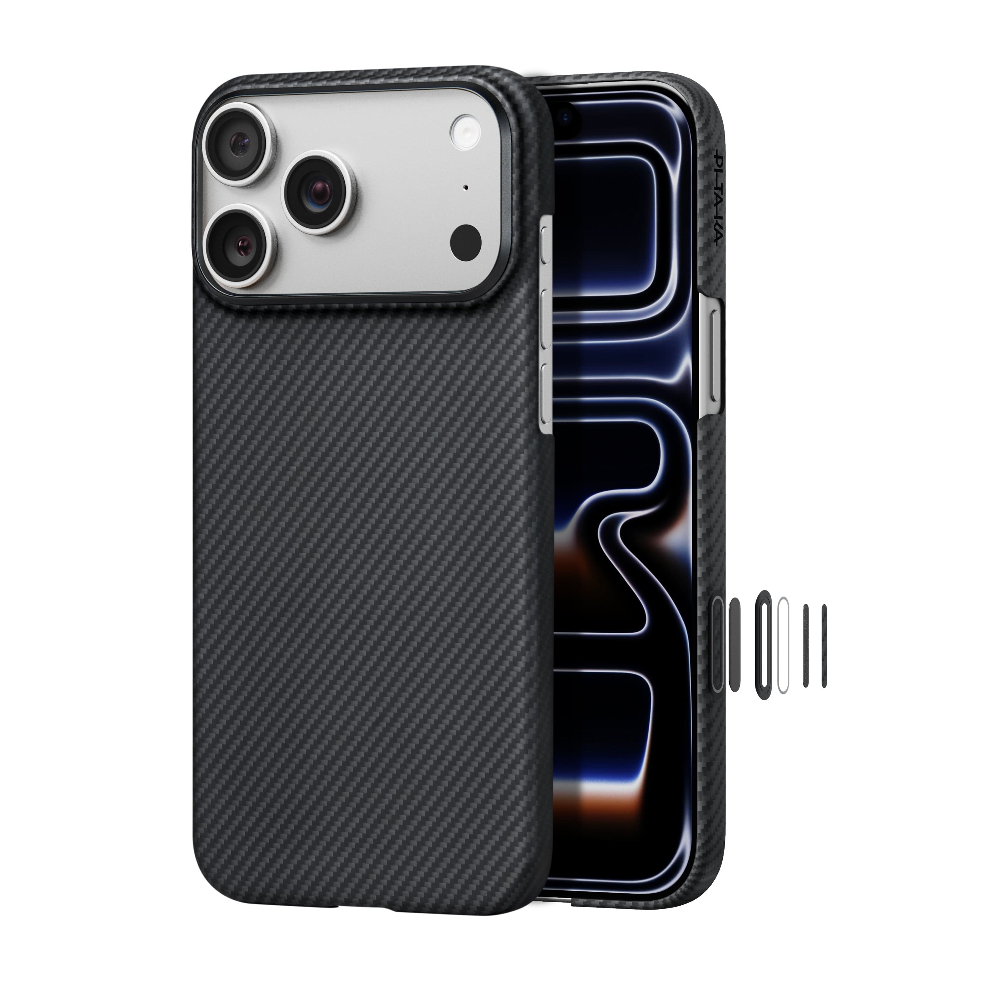 Photos - Case PITAKA  iPhone 17 Pro Max  6.9" Compatible with MagSafe, Ultra-Slim  With less Touch Feeling, Aramid Fiber Wove 