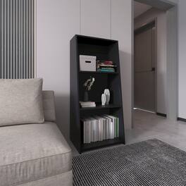 Depot Eshop - Gakona Bookcase, 3 shelves - Black