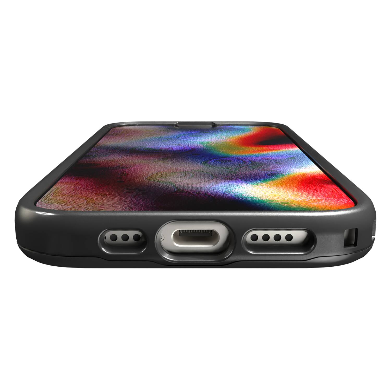 Back. Cellhelmet - Fortitude Series MagSafe-Compatible Case for iPhone 17 - Black.