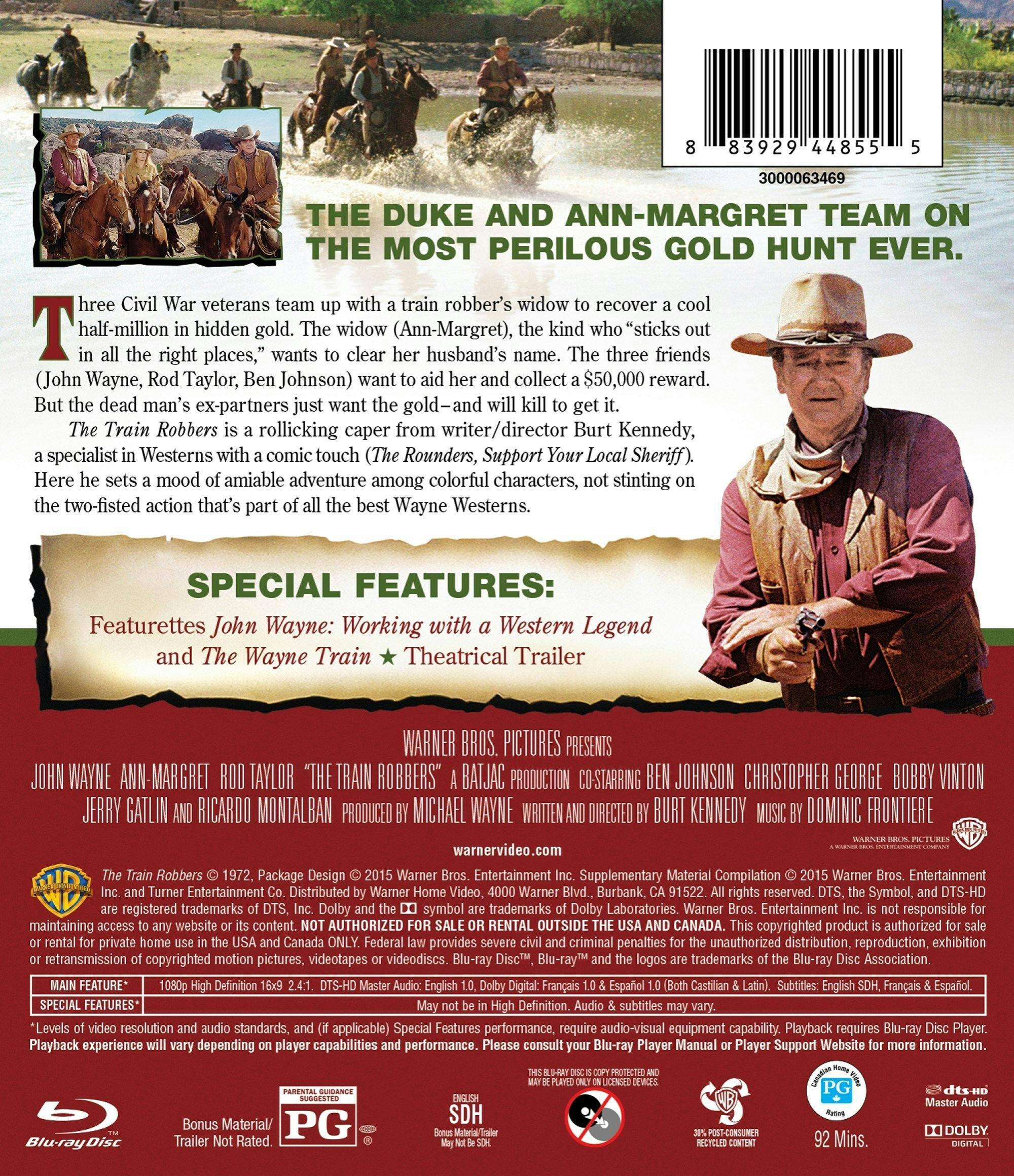 Angle. The Train Robbers [Blu-ray].