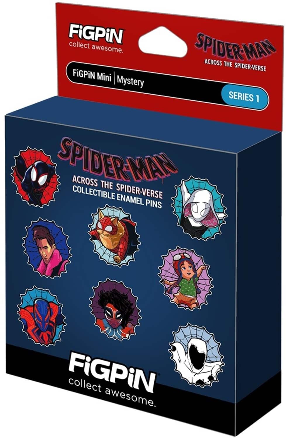 PopMarket - FiGPiN - Mystery Mini Pin - Spider-Man Across the Spider-Verse - Series 1 - 1 Pin - COLLECTABLES - Multicolor
