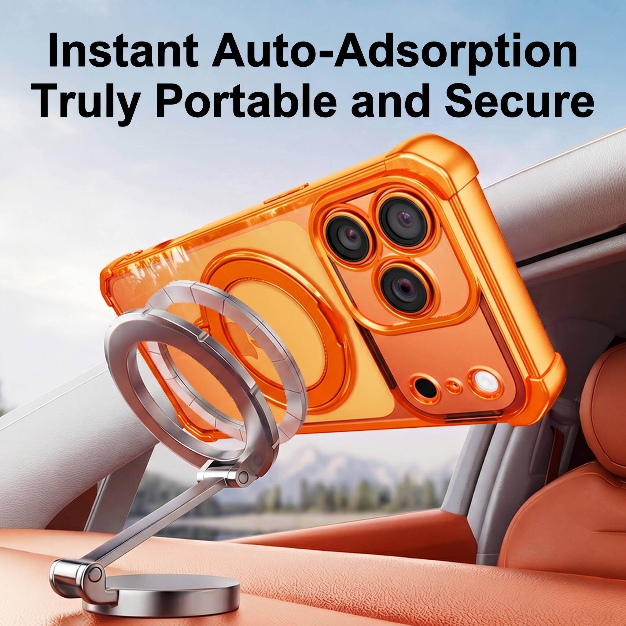 Instant Auto-Adsorption  
Truly Portable and Secure