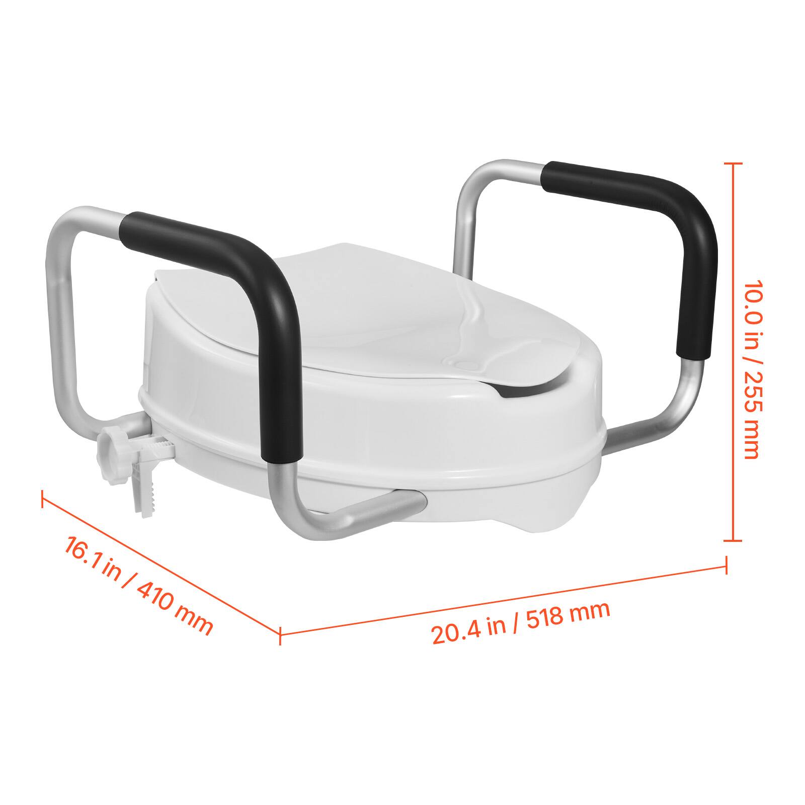 10.0 in / 255 mm  
16.1 in / 410 mm  
20.4 in / 518 mm