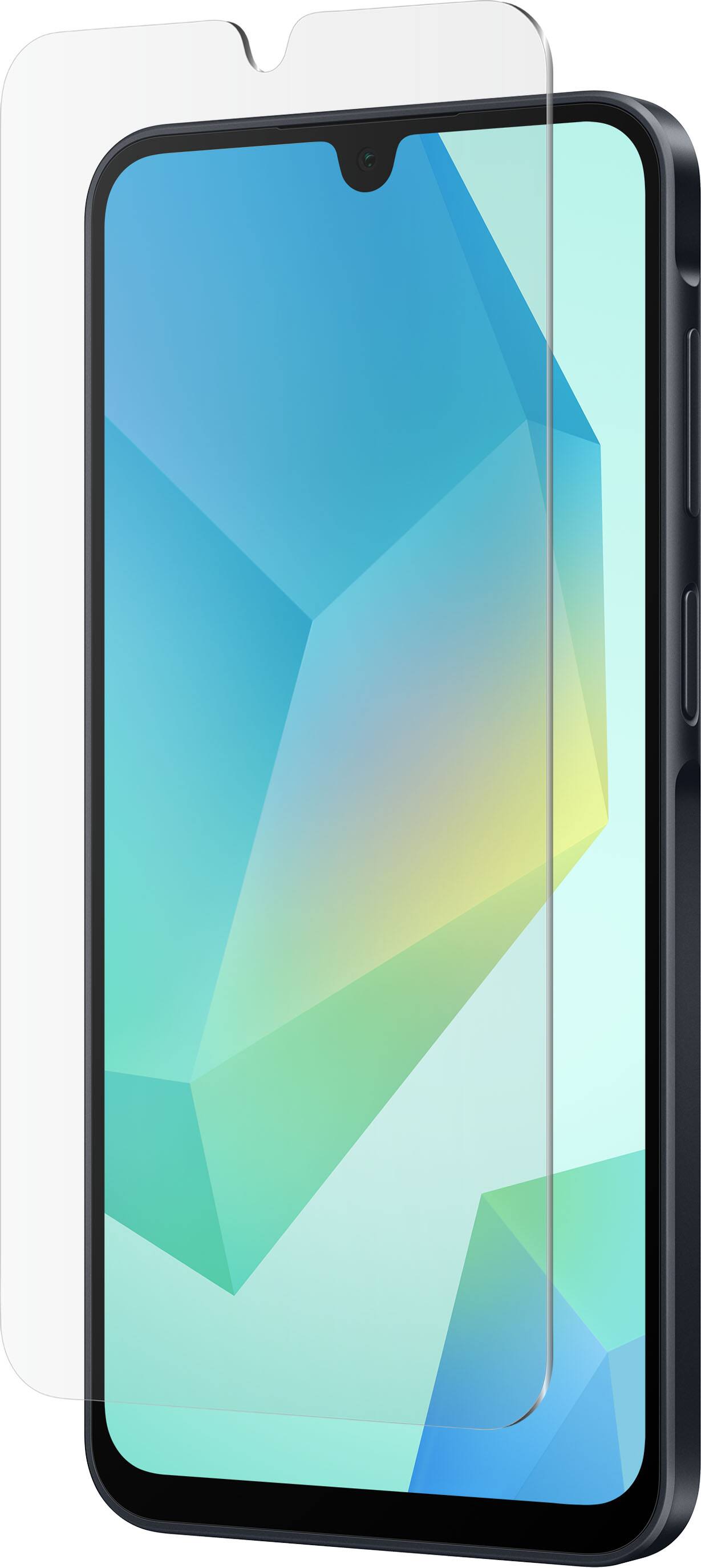 Left. ZAGG - Glass+ Defense Screen Protector for Samsung Galaxy A17 5G/A16/A16 5G - Clear.
