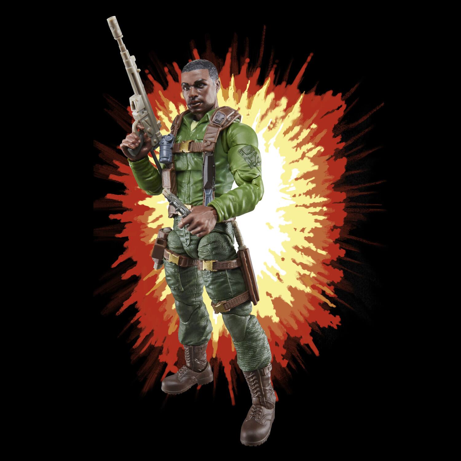 Alt View 2. Hasbro - Hasbro Collectibles - G.I. Joe - Classified Series - Retro Cardback G.I. Joe Trooper   - COLLECTIBLES - Multicolor.