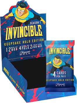 Trading Card Game: 2025 Invincible Season 1 Keepsake Holo Hobby Edition (12 Packs)