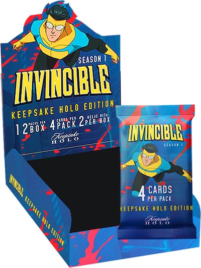 Trading Card Game: 2025 Invincible Season 1 Keepsake Holo Hobby Edition (12 Packs) K-INV-H-HOLO-1C - Best Buy Trading Card Game: 2025 Invincible Season 1 Keepsake Holo Hobby Edition (12 Packs) K-INV-H-HOLO-1C - Best Buy