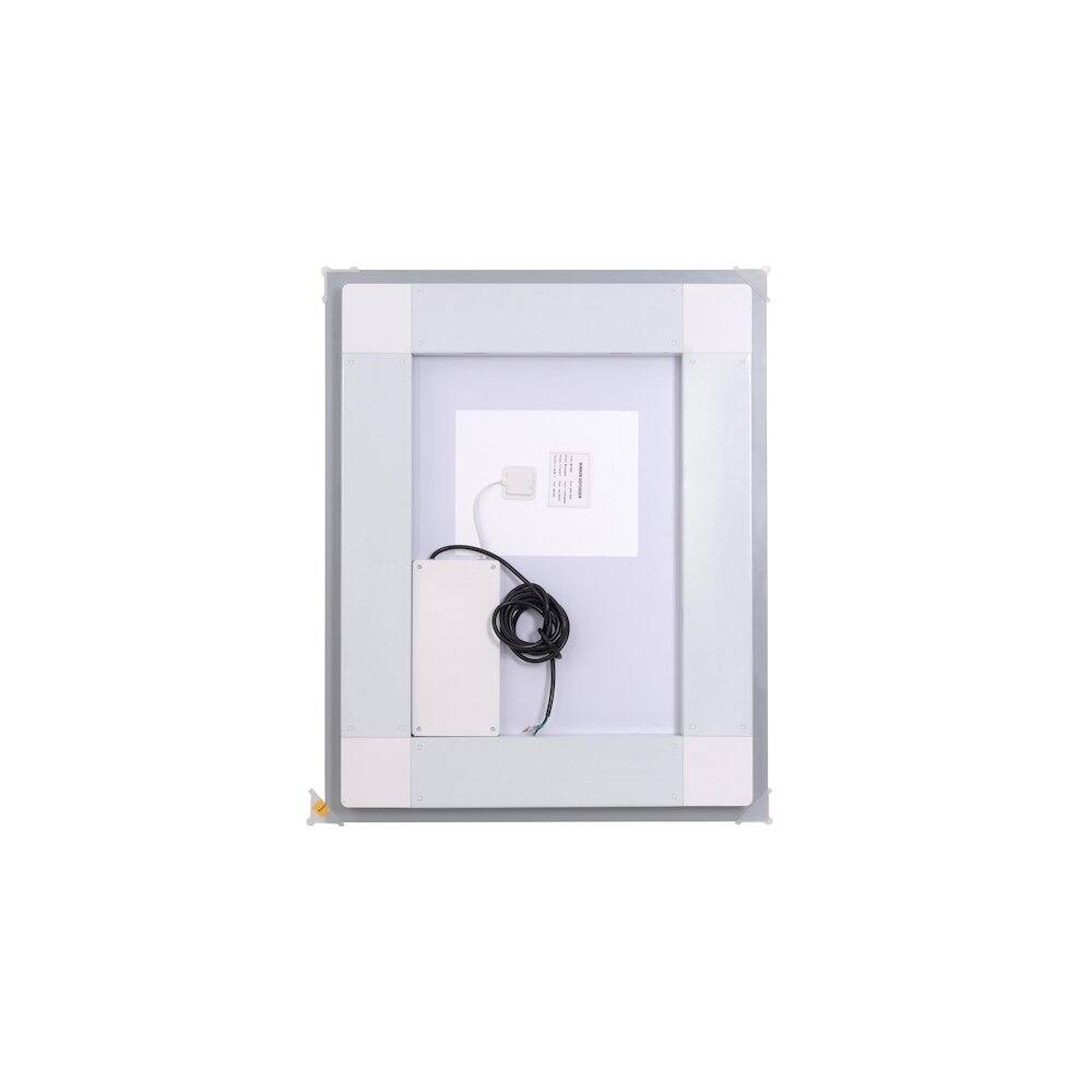 Angle. Elegant Kitchen and Bath - Riven 30X24 Led Mirror, Adjustable Color 3000K/4200K/6400K - White.