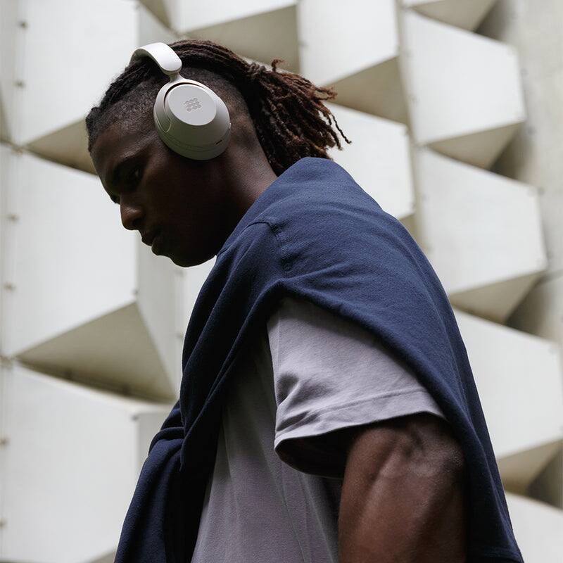 Left. Cubitt - Power Headphones - White.