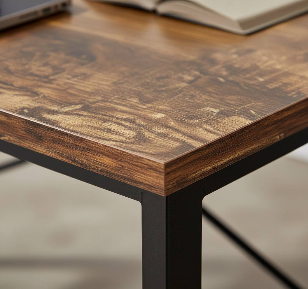 Left. AOITUN - Computer Office Desk 44 Inch Small for Dorms and Home Offices - Compact Workspace Solution for Efficient Daily Use - Steel.