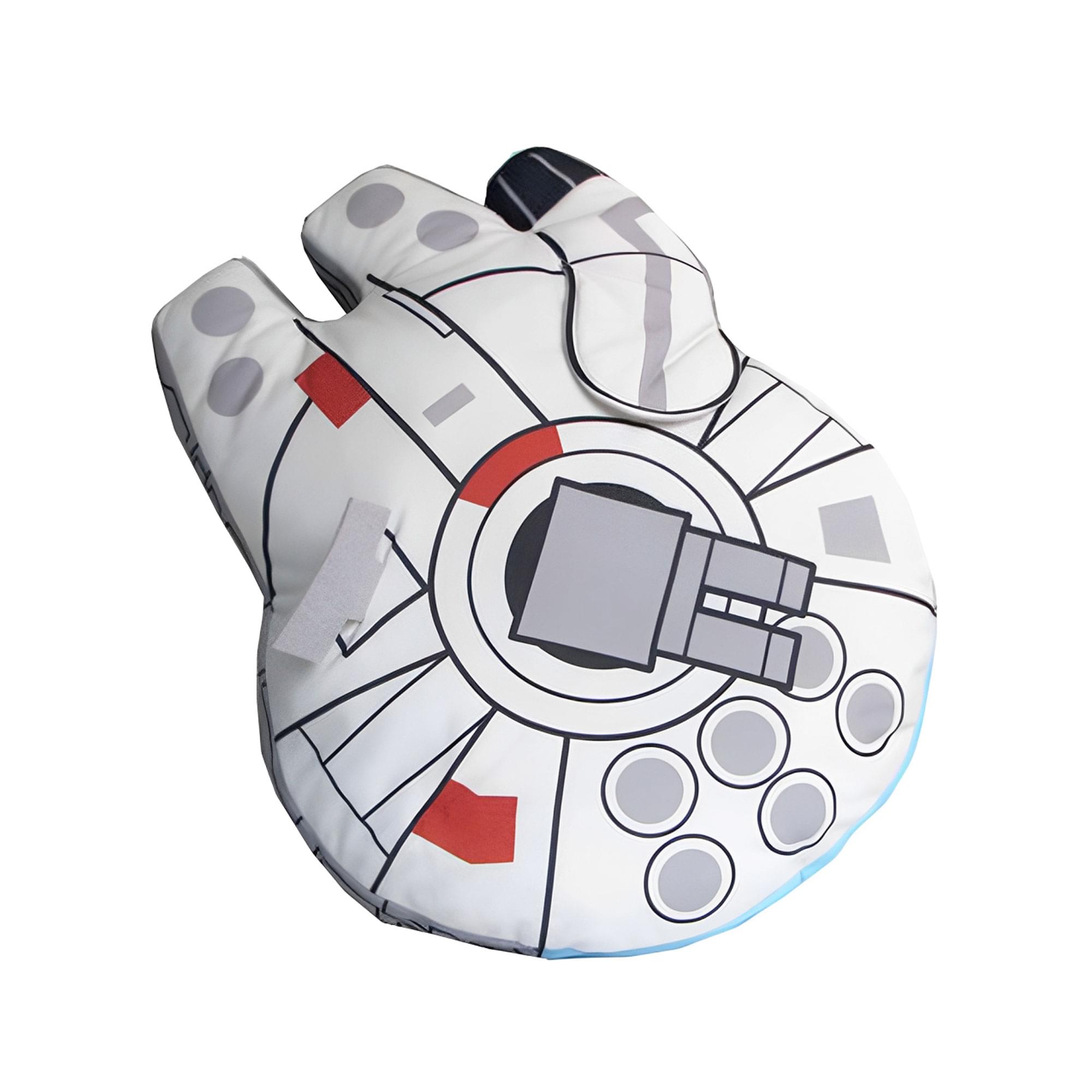 Alt View 1. Star Wars - Star Wars 12" Plush Vehicle: Millennium Falcon - Grey.