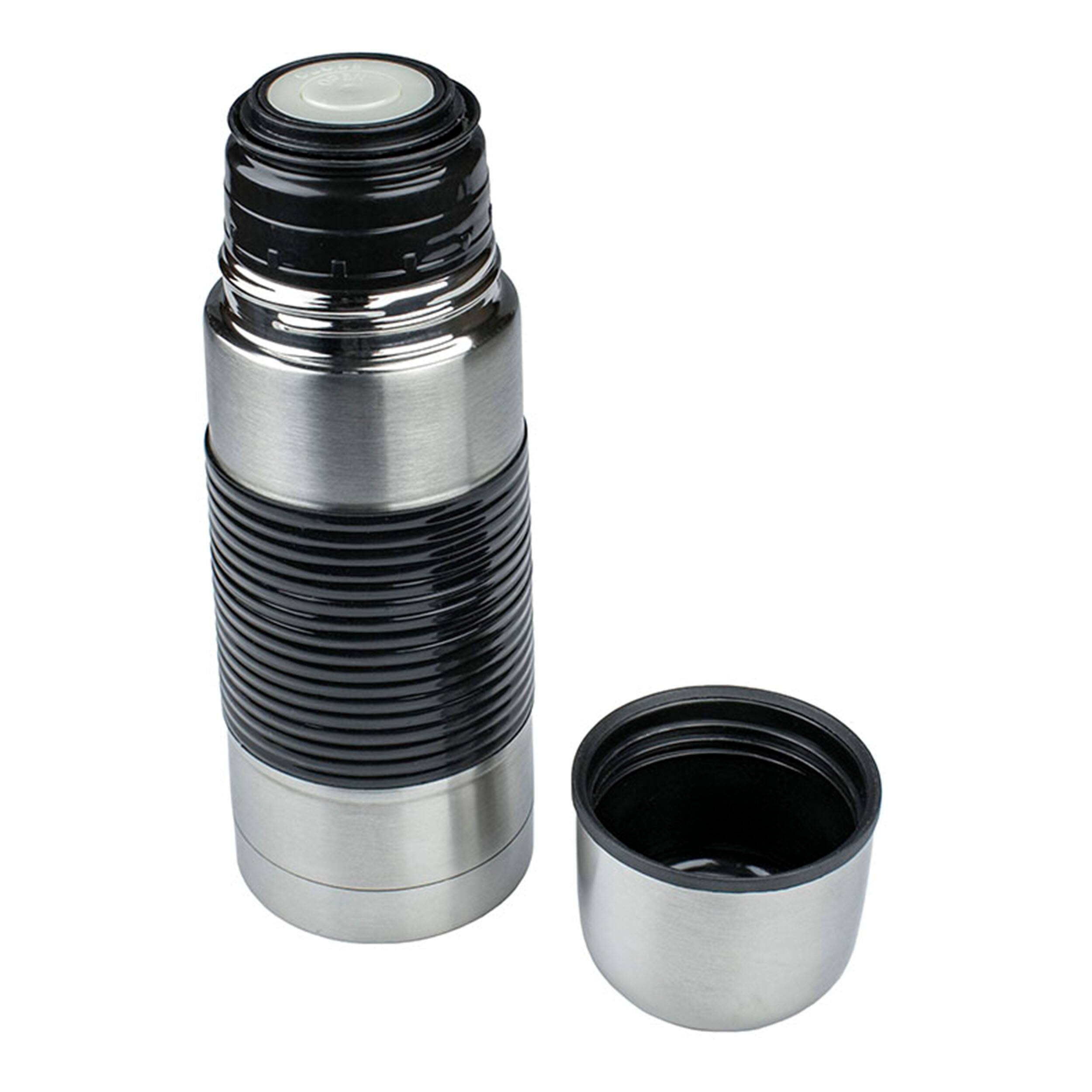 Alt View 4. Brentwood - Brentwood 350ML Vacuum S/S Flask Coffee Thermos - Silver.