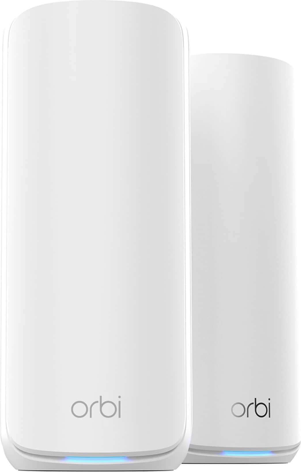 NETGEAR - Orbi 870 Series BE21000 Tri-Band Mesh Wi-Fi 7 System - White
