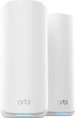 NETGEAR - Orbi 870 Series BE21000 Tri-Band Mesh Wi-Fi 7 System - White